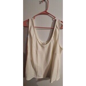 NWT A New Day Cream Sleeveless Blouse Sz XXL